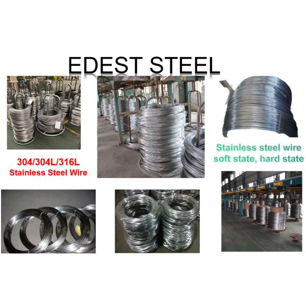 500mm 316 Stainless Steel Spring Wire Hard Bright ASTM A582