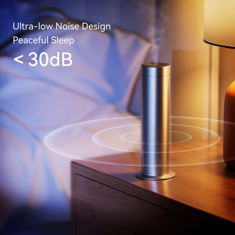 Smart 150ml Scent Air Machine Silver Waterless Essential Oil Diffuser with Smart Cold Air Technology