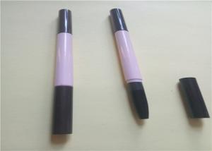 Double Head Permanent Makeup Lip Liner , Pink Empty Lipstick Tubes SGS