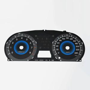 China Customized Graphic Overlay Membrane Switch Panel For Automotive Multimedia on sale