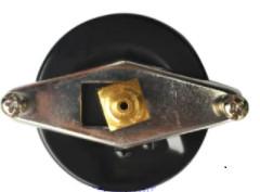 Quality ISO9001 Panel Mount Standard Pressure Gauge With Hose Connection Water Test for sale