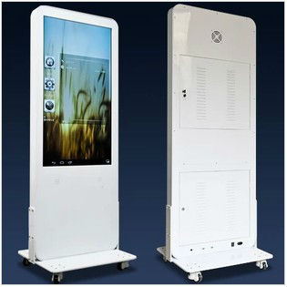 32" inch floor stand rotating LED monitor digital wifi AD totem signage player display