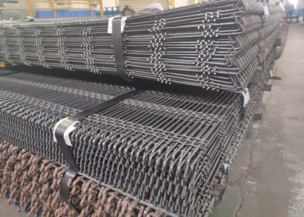 Quality Vibrating Polyurethane Screen Panels Steel Wire Inside Impact Proof Body for sale