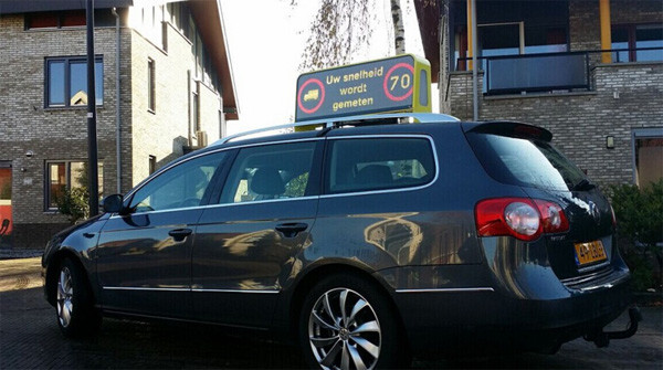 P5 Waterproof Car Roof Advertising Sign