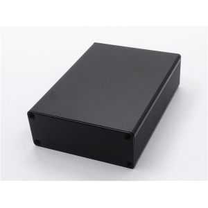 Anodized Black Width 74*29*100mm Aluminum Project Box Enclosure