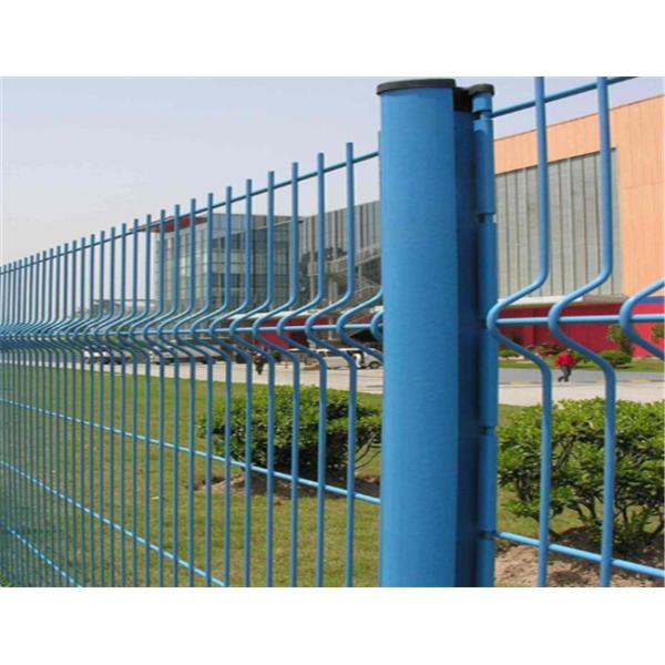 Custom 3D 3 Folds Plastic Coated Wire Fencing Panels Grass Green Color