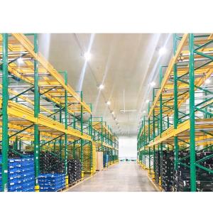 China HYR Steel Push Back Pallet Rack With Corrosion Protection For Warehouse Storage on sale