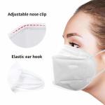 High Quality 5Layers Face Mask Cheap Non Woven KN95 Mask With Inner Adjustable