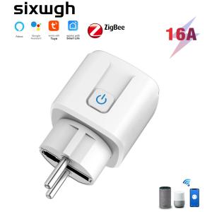 Buy cheap 16A EU Plug Zigbee Smart Socket Tuya WIFI Smart Socket product