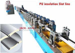 China Polyurethane Foam Filled Rolling Shutter Slat Machine, PU insulation Slat line on sale