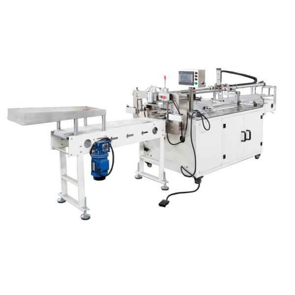 Quality Easy Operation Multi Rolls Toilet Paper Wrapping Machine Semi Automatic 8bags/min for sale