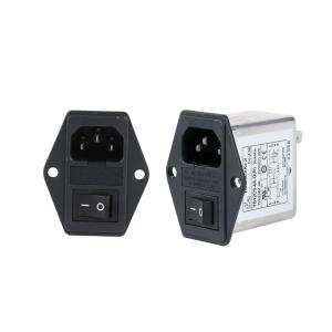 Buy cheap YB12C9-4A-Q Three In One IEC Inlet Filter Power Entry Module Filter product