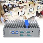 J6412 Fanless Mini Pc Triple Display Dual Lan Fanless Box Pc With 4 COM RS232