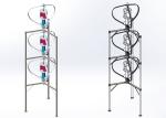 Multiple Residential Vertical Wind Turbine , Vertical Axis Wind Turbines