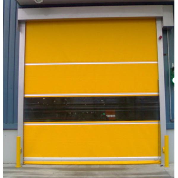 Rapid Automatic IP55 Pvc Roller Shutter Doors Industrial Rolling Fabric Roll