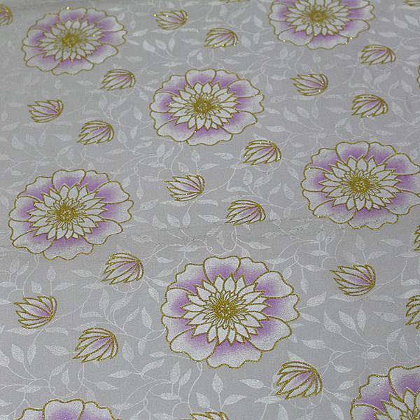 Quality Breathable 5mm Polyester Satin Fabric With Flower Pattern Printing for sale