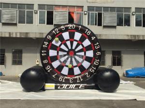 China Giant Inflatable Dart Board , Football / Golf Dartboard For Kids on sale