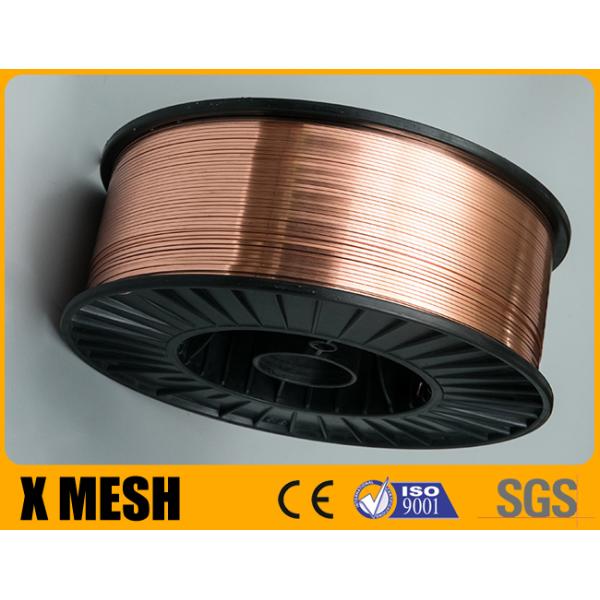 2.25x0.5mm Copper Coated Flat Stitching Wire Electro Galvanized For Carton Machine