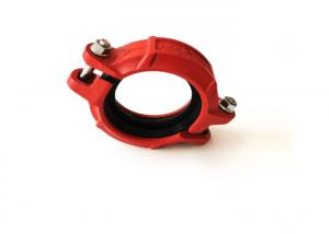 China Female Thread Ductile Iron Fitting 300PSI Rigid Flexible Coupling on sale