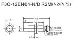 12V Non-Flush M12 Inductive Type Proximity Sensor plug PNP Proximity Switch