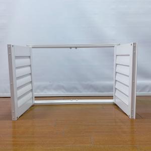 China Customizable Size  PVC Casement WindowsElectric  Upvc Awning Window With Shutters on sale