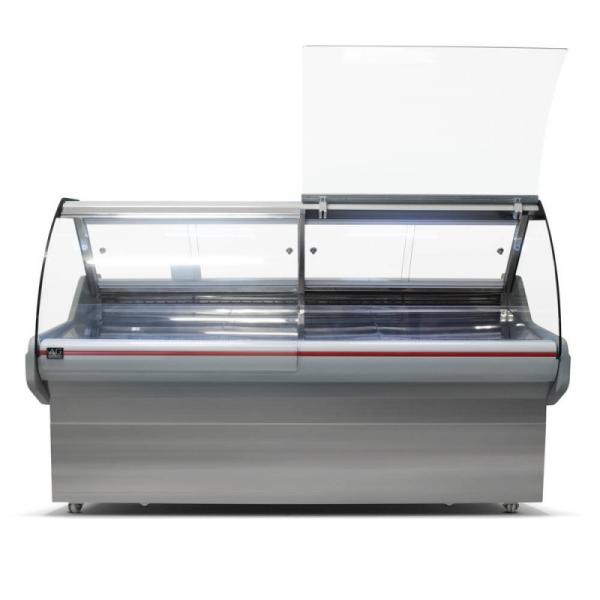 Quality Danfoss Compressor Delicatessen Display Fridges Refrigerated Showcase For Fresh Meat for sale