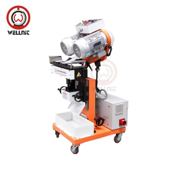 Quality 6400w Automatic Plate Edge Milling Machine 1500r/Min With 80mm Clamp for sale