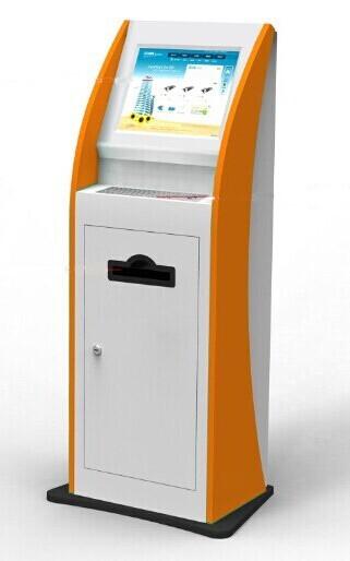 Quality Cold - Roll Sheet Touch Screen Information Terminal Kiosk With Mental Keyboard for sale