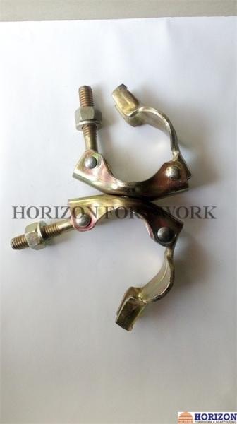 Quality British swivel clamp for scaffold pipe. Scaffold coupler, swivel coupler for sale