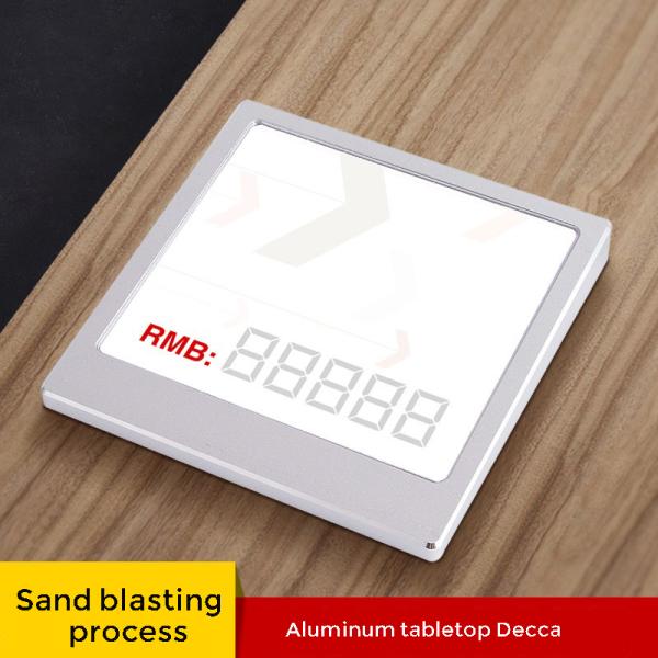 Metal Acrylic Sign Holder Table Display Stand Name Card Label Easy To Install