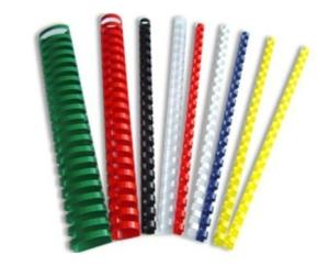 China plastic binding combs plasting binding rings on sale