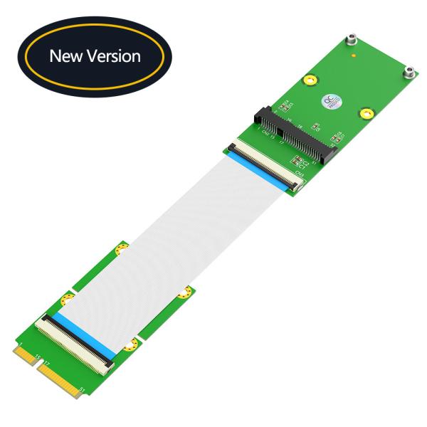 Mini PCI-E MSATA SSD Extension Cable Adapter 2 In 1 Combo