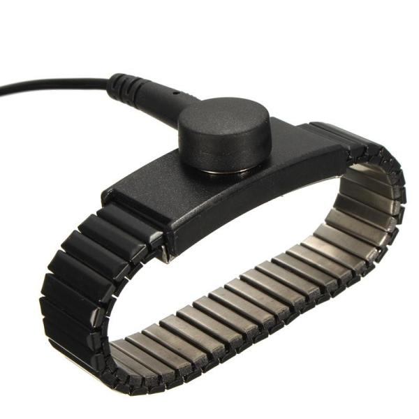 Quality Adjustable ESD Anti Static Electricity Bracelet Hand Ground Wireless Clip for sale