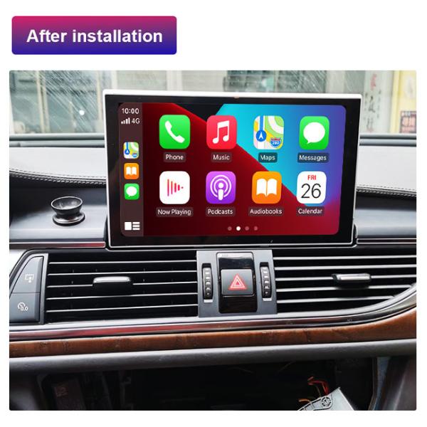 2012 2016 Audi A6 Android Head Unit Navigation 8.8 Inch 1280*800