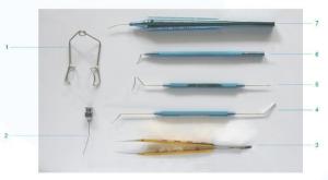 Femtosecond Laser Surgical Instruments Set 7 In 1
