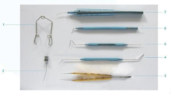 Quality Femtosecond Laser Surgical Instruments Set 7 In 1 for sale