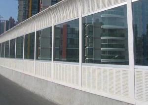 China Highway Soundproof Perforated Metal Mesh 80mm 100mm Perforated Noise Barrier Panels on sale