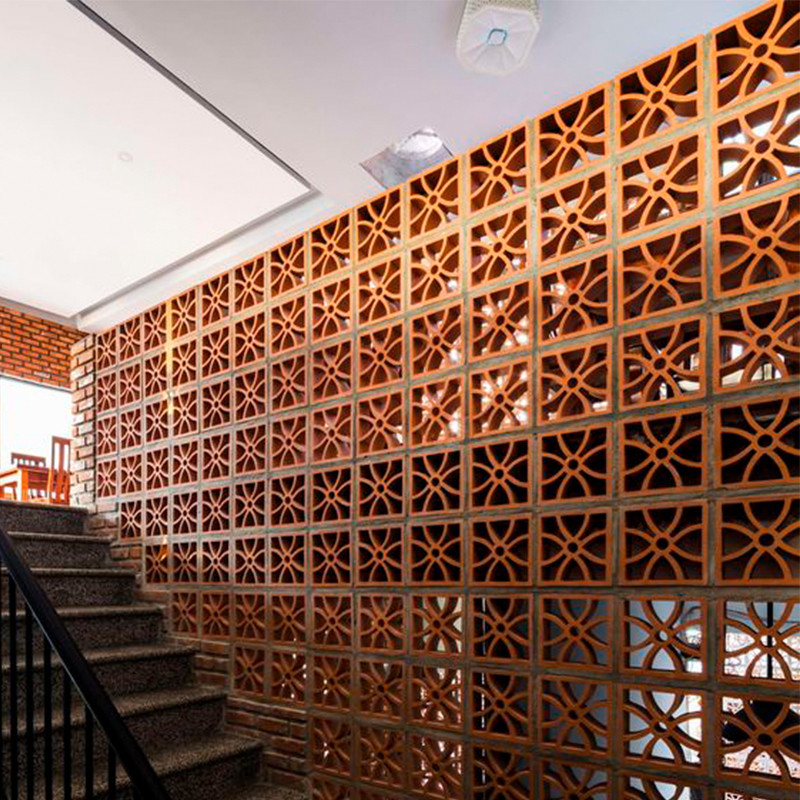 Terracotta Breeze Block Architecture Wall Decorative Clay Lattice Bricks