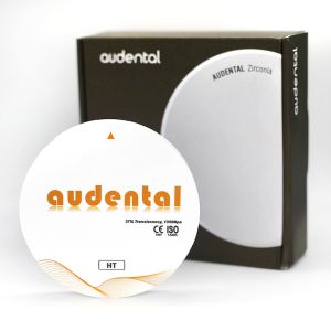 Buy cheap HT/DHT White Zirconium Disc / Block 37% Translucency 1350Mpa Strength product