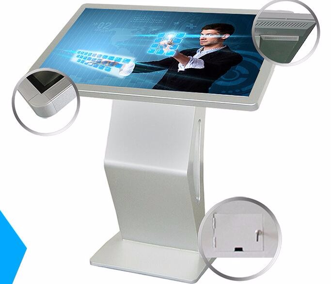 Win10/11 or Android OS 27" Inch LCD multi touch computer stand kiosk