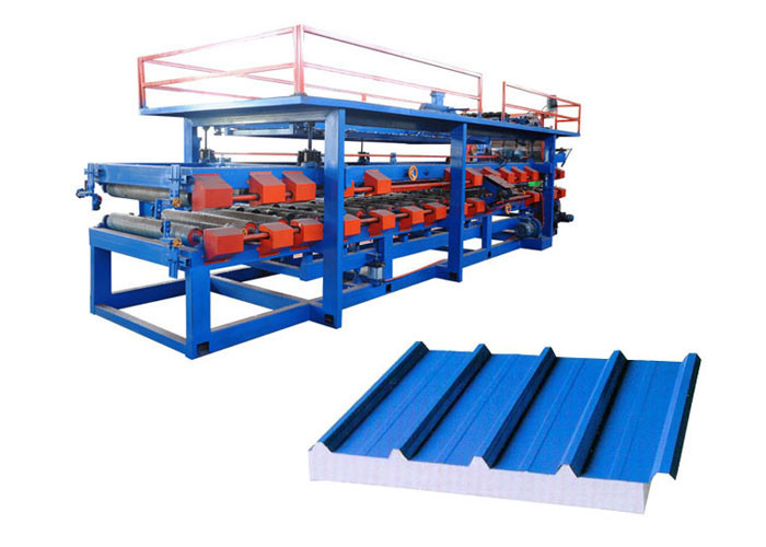 EPS Sandwich Roof And Wall Panel Roll Forming Machine Fully Automatic