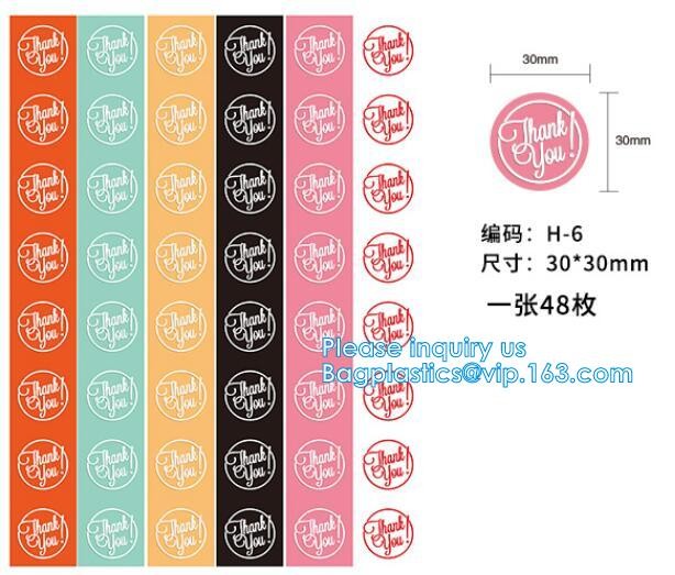 Transparent Custom design mini round Shape Recyclable mark sheet Paper Label stickerPaper Labels Permanent Adhesive Stic