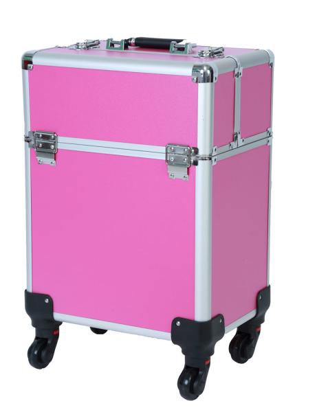 Quality Portable Rolling Pro Makeup Cases,Rolling Cosmetic Organizer for sale