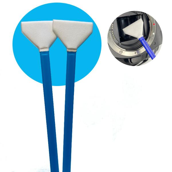 Quality Individual Packing 24mm V Shape Microfiber DSLR Camera Cleaning Swab Dust Removing Sensor Swab Full Frame for sale
