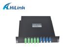 LC / APC Connector Single Fiber DWDM Mux Demux ABS / LGX Module C30-C37 8CH