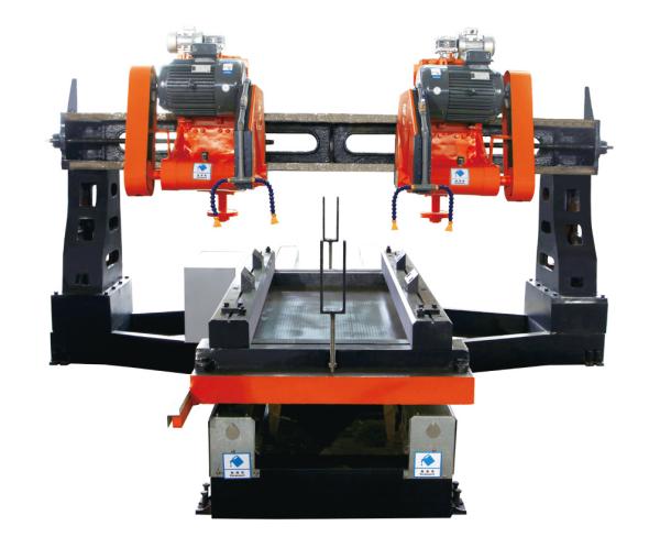 Quality Four Blade Stone Slab Cutting Machine For Circular Slab  Column Slab for sale