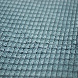 Custom required 100% polyester mesh pineapple velvet fabric with quality