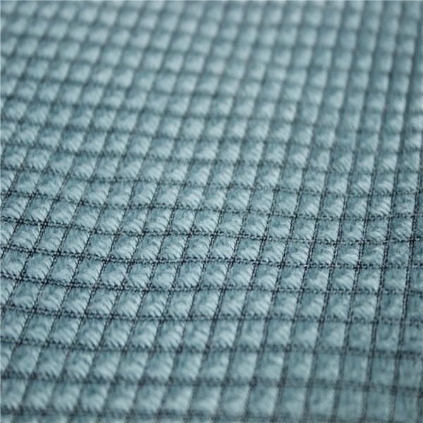Quality Custom required 100% polyester mesh pineapple velvet fabric with quality for sale