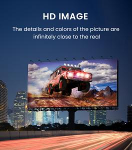 China Hd Full Color Big Outdoor Sign Building Advertising LED Display Screen P4 P8 P10 on sale