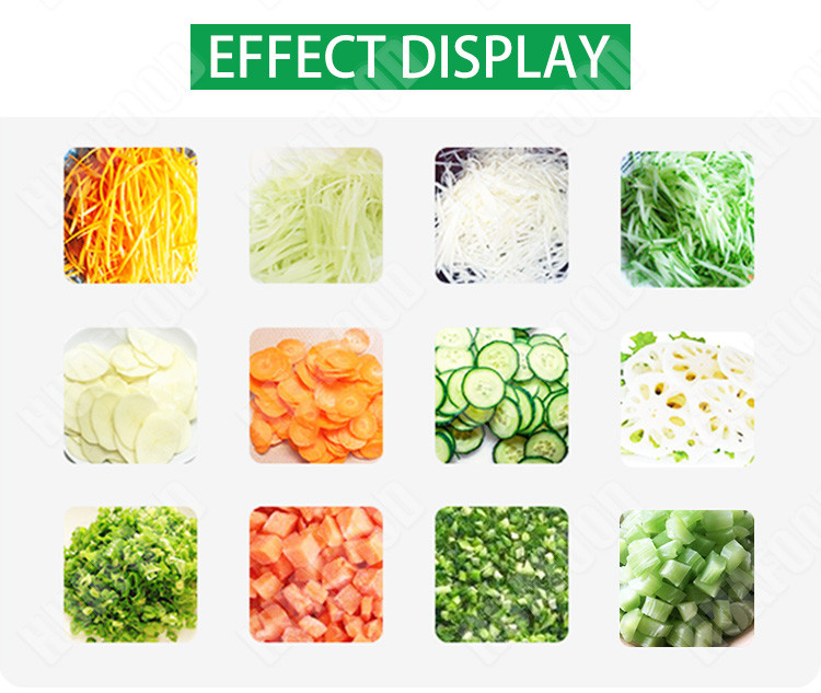 Automatic Food Processing Machines Electric Vegetable Dicer Machine 304 SUS Material 150KG Weight